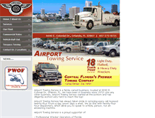 Tablet Screenshot of airporttowingservice.com